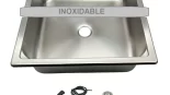 Fregadero cuadrado inoxidable 350x350 1