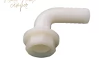 Pasamuros en codo 90 grados para mangueras 19mm
