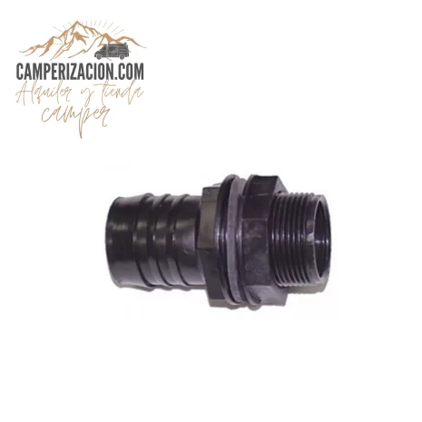Pasamuros recto para mangueras 19mm Pasamuros recto para mangueras 19mm