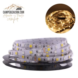 Tira led blanca cálida 5m